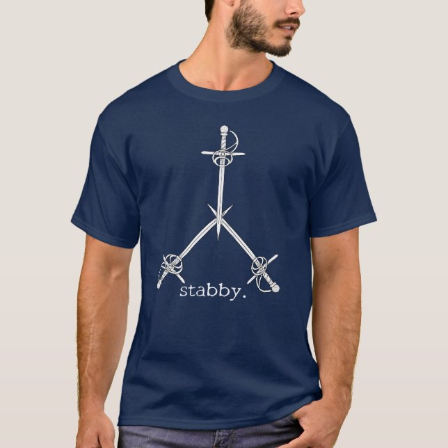 Camiseta Mestre da Defesa Stabby (Frente)