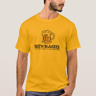 Camiseta Mestre da fermentação - a vida é demasiado curta