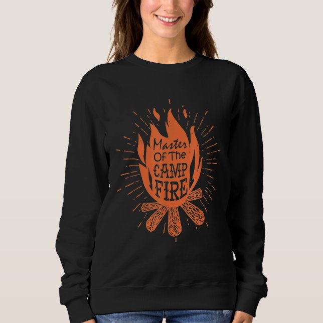 Camiseta Mestre da Fogueira   Acampamento       (Frente)