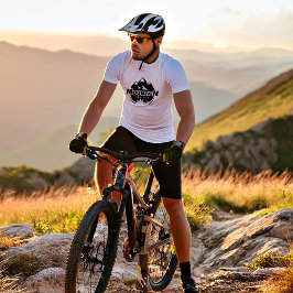 Camiseta Mestre da montanha, caminhante/ciclista