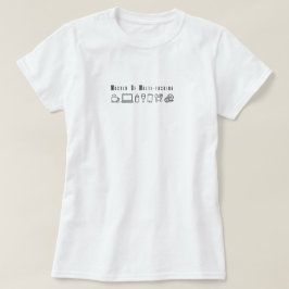 Camiseta Mestre da vida de mãe engraçada e multitarefa