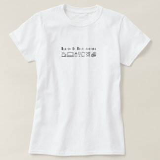 Camiseta Mestre da vida de mãe engraçada e multitarefa