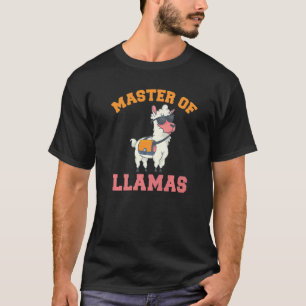 Camiseta Mestre Das Lhamas Alpaca Lhama