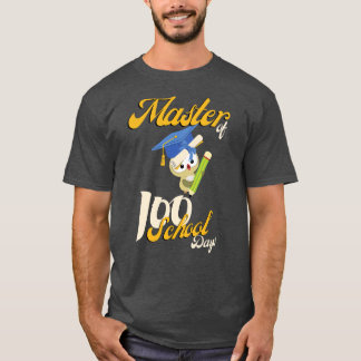 Camiseta Mestre De 100 Dias Escolares Engraçado 100 Dias De