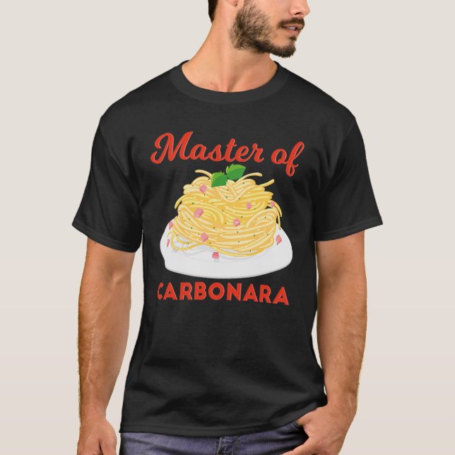 Camiseta Mestre De Carbonara - Massas De Carbonara (Frente)