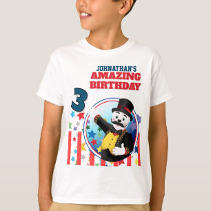 Camiseta Mestre de Circo de Urso Polar Aniversário