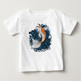 Camiseta Mestre de flexão de água de Koi Fish