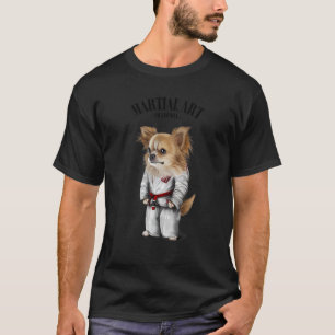 Camiseta Mestre de Judô Karatê de Cachorro Chihuahua em Jud
