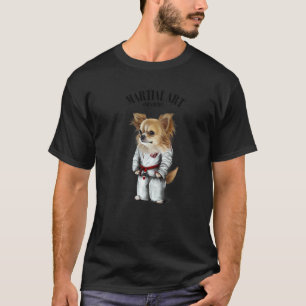 Camiseta Mestre de Judô Karatê de Cachorro Chihuahua em Jud