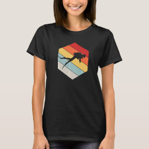 Camiseta Mestre de Mergulho Geométrico Distressed Vinta