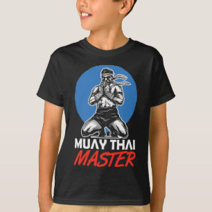 Camiseta Mestre de Muay Thai Hobby Artes Marciais Lutador d