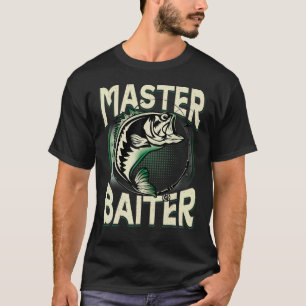 Camiseta Mestre de Pesca Iscador Piada Peixe Novidade Pais