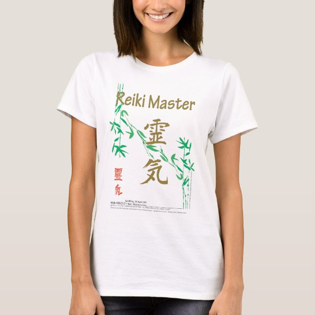 Camiseta Mestre de Reiki (Frente)