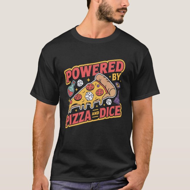 Camiseta Mestre de RPG D20 Jogo de Tabuleiro de Interpretaç (Frente)