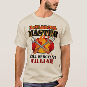 Camiseta Mestre do assado personalizado