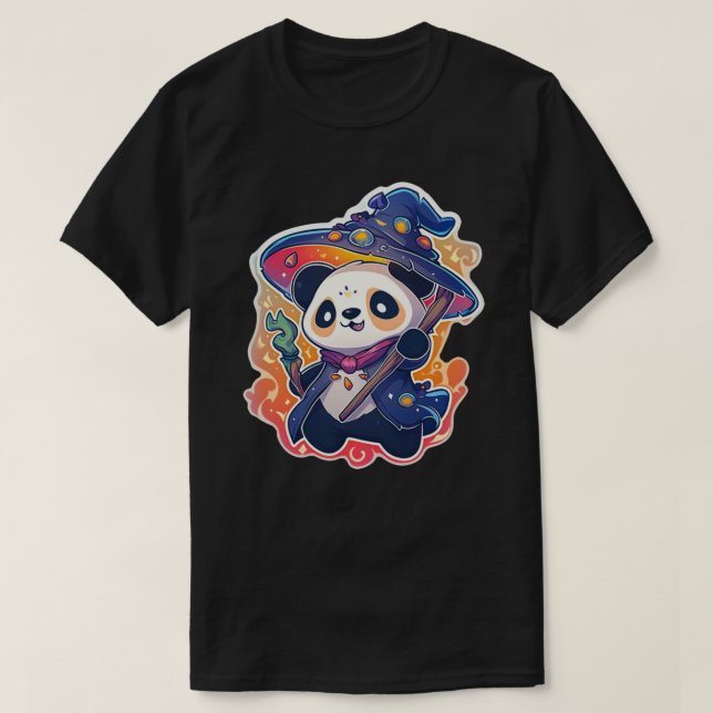 Camiseta Mestre do Assistente Elementar Panda legal (Frente do Design)