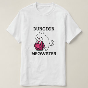 Camiseta Mestre do Calabouço Gato Engraçado