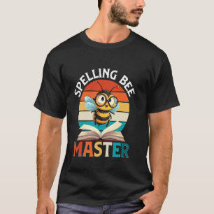 Camiseta Mestre do Concurso de Ortografia Gênio Campeão Ret
