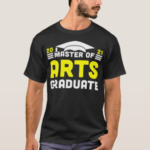 Camiseta Mestre do Formando de Artes 2021 Universitário