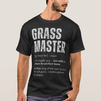 Camiseta Mestre do Gramado Cuidado Engraçado com o Jardim