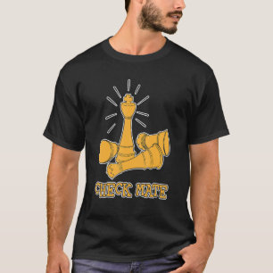 Camiseta Mestre do Jogador de Xadrez Check Mates
