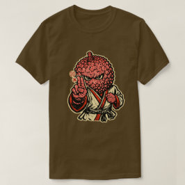 Camiseta Mestre do Ponto de Pressão do Litchi — Luta Retro 
