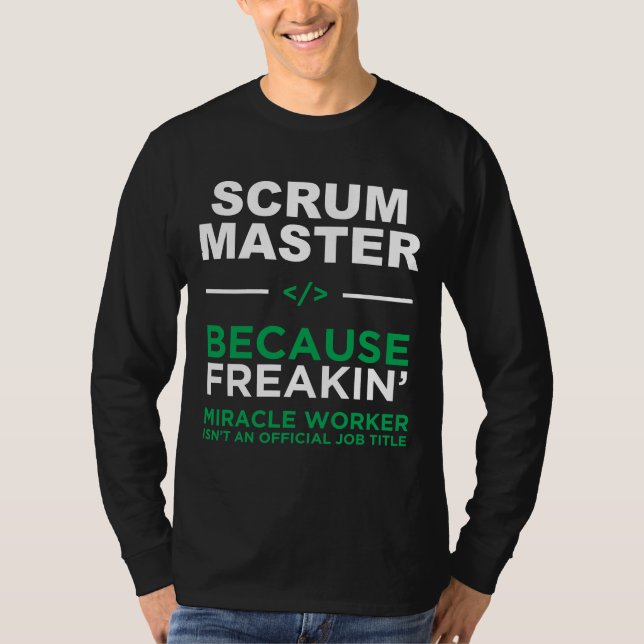 Camiseta Mestre do scrum (Frente)