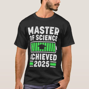 Camiseta MESTRE EM CIÊNCIA ALCANÇADO 2025 Mestrado Sc