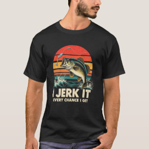 Camiseta Mestre Imitador Eu Sacudo Sempre Que Posso Pescar 