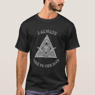 Camiseta Mestre Masonic Sempre Olho Para O Shr De Mason Les