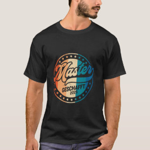 Camiseta MESTRE OBTEVE Mestrado Engraçado 2025