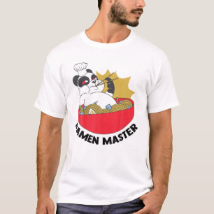 Camiseta Mestre Ramen - Animais de Animação - Aes Japones
