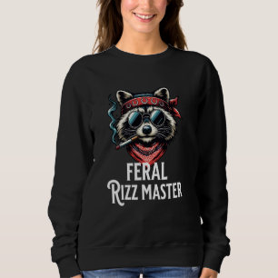 Camiseta Mestre Rizz Feral Gíria da Geração Z Engraçado Riz