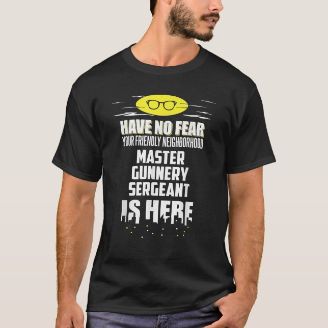 Camiseta Mestre Sargento Sargento Não Tem Medo (Frente)