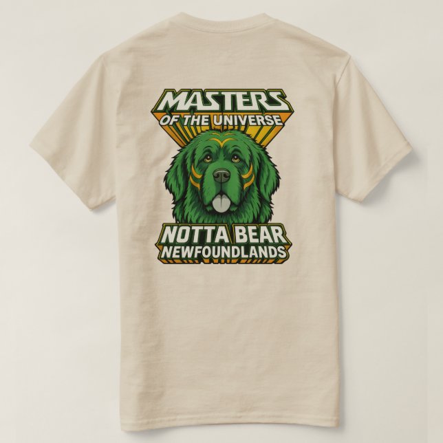 Camiseta Mestres do Novo Universo (Verso do Design)