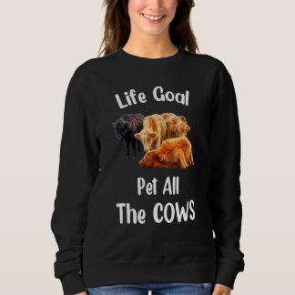Camiseta Meta da Vida de Vaca Animal de Estimação Todas as 
