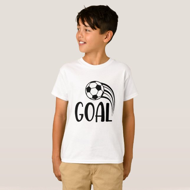 Camiseta Meta de bola de futebol (Frente Completa)