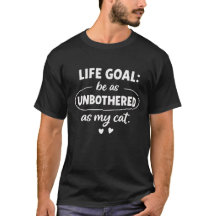 Camiseta Meta de Vida Ser Tão Despreocupado Quanto