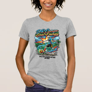 Camiseta Meta Energética do Gol do RD Congo Esqueleto Ataca