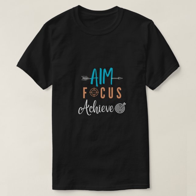 Camiseta meta-focalizar (Frente do Design)