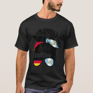 Camiseta Metade Alemã Metade Da Guatemala Misturar Alemanha