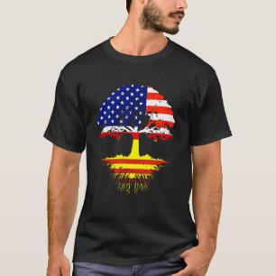 Camiseta Metade América Metade Bandeira do Vietnã do Sul Ra