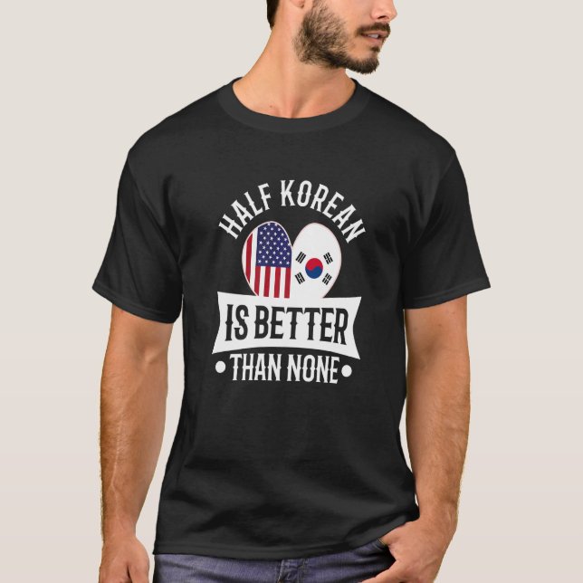 Camiseta Metade coreano é melhor que nada  1 (Frente)