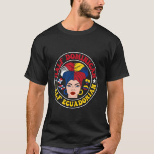 Camiseta Metade da República Dominicana Equatoriana Half Fl