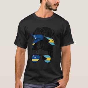 Camiseta Metade das Bahamas Meio Curacao Raízes Curaã Ao E