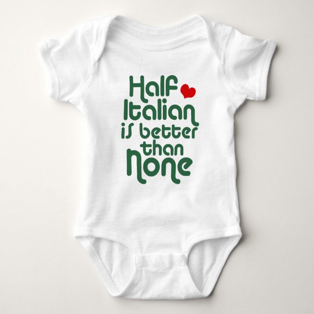 Camiseta Metade de italiano (Frente)