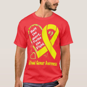 Camiseta Metade Do Coração Duas Vezes O Cancer Da Infância