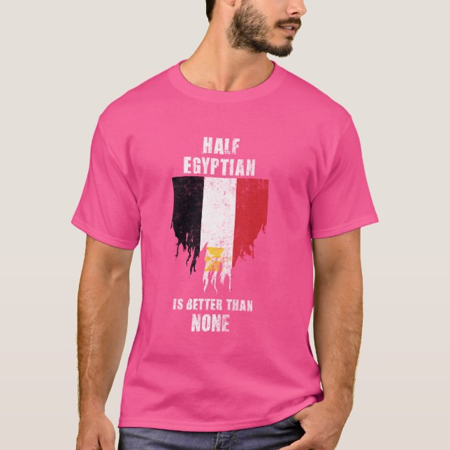 Camiseta Metade Do Egito É Melhor Do Que Nenhum Egito Engra (Frente)