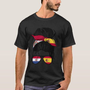 Camiseta Metade Do Paraguai Metade Da Espanha E Parag Espan