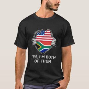Camiseta Metade dos Estados Unidos da África do Sul